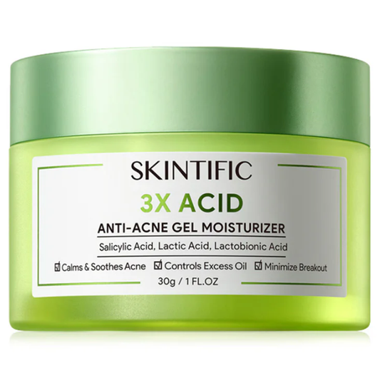Skintific - 3X Acid Anti-Acne Gel Moisturizer 30g.