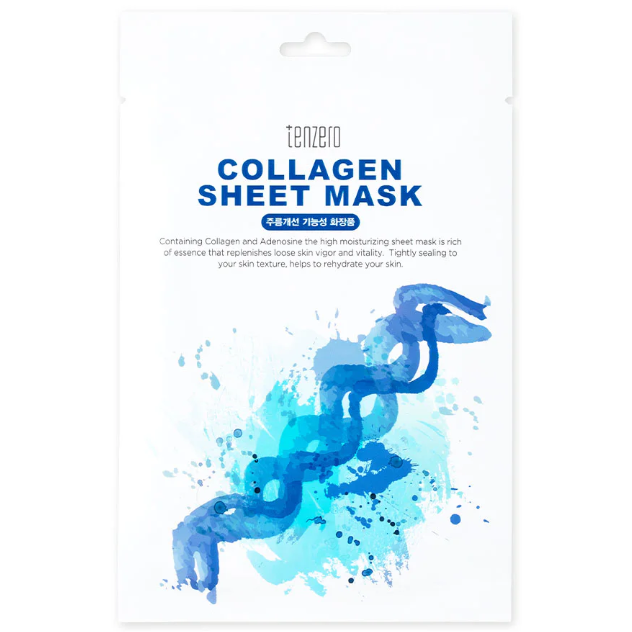 TENZERO - Collagen Sheet Mask 25ml. (Pack of 6)