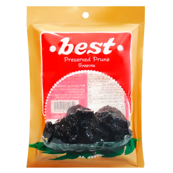 Best - Salted Papaya, Salted Mango, Sweet Plum, Mango Glass, Sweet Mango, Salted Jujube (Pack of 6 Mix, 40g.-60g. each)