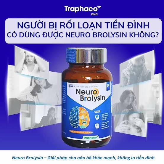 Traphaco - Neuro Brolysin - Brain Support Supplement Bổ Não (60 Capsules)