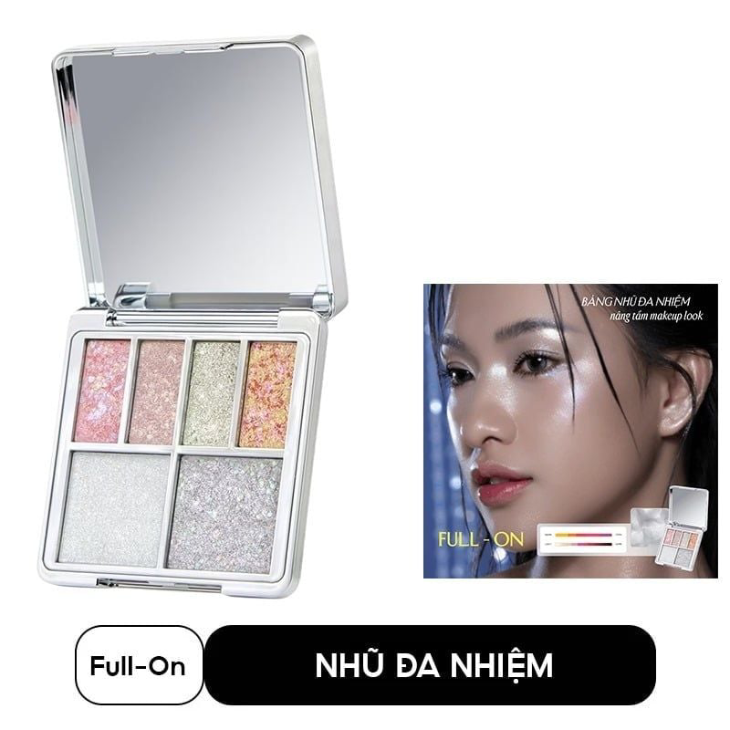 Lemonade - Aesthetic - Multi-Task Face Palette Bảng Phấn Mít Đa Năng Aesthetic Multi-task Palette - Full-on 10.8g.