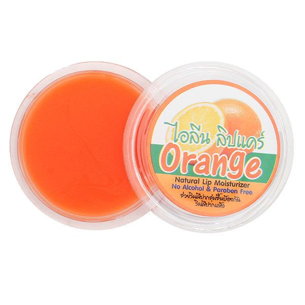 iLene - Orange Natural Lip Care Balm Moisturiser 10g. (Pack of 8)