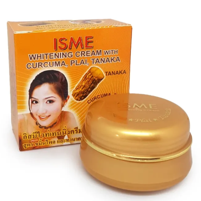 ISME - Whitening Cream with Curcuma, Plai, Tanaka 3g. (Pack of 3)