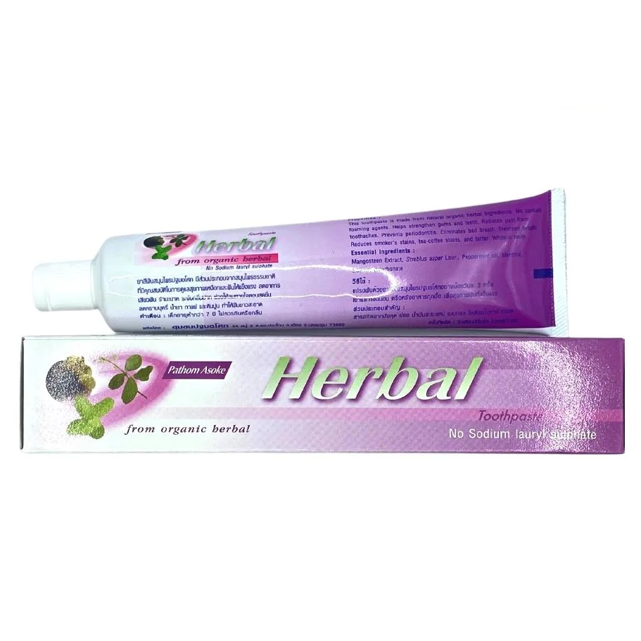 Pathom Asok - Herbal Toothpaste - Long-lasting Freshness Formula 100g.