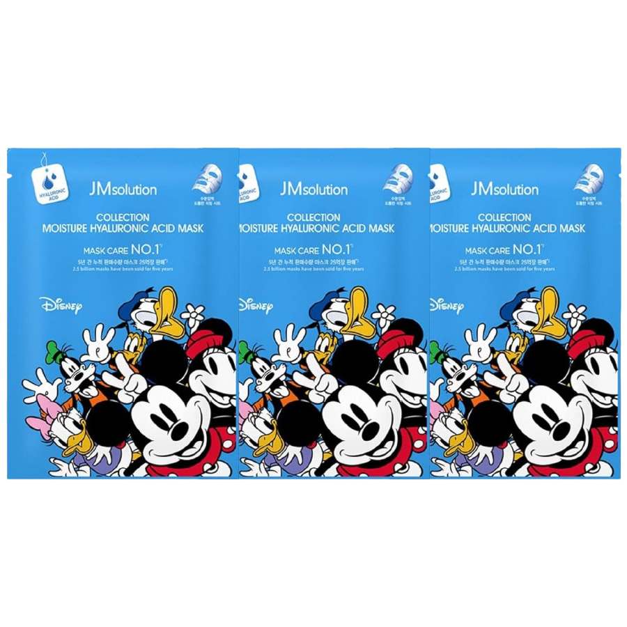 JM Solution - Collection Moisture Hyaluronic Acid Mask (Pack of 3)