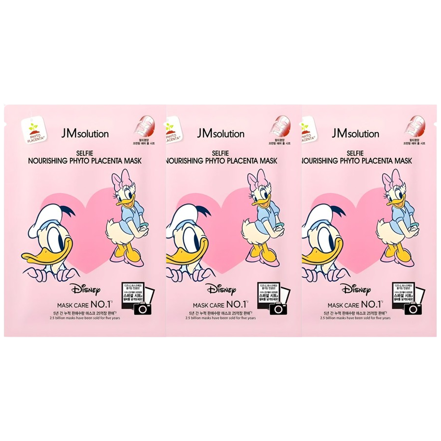 JM Solution - Selfie Nourishing Phyto Placenta Mask (Pack of 3)