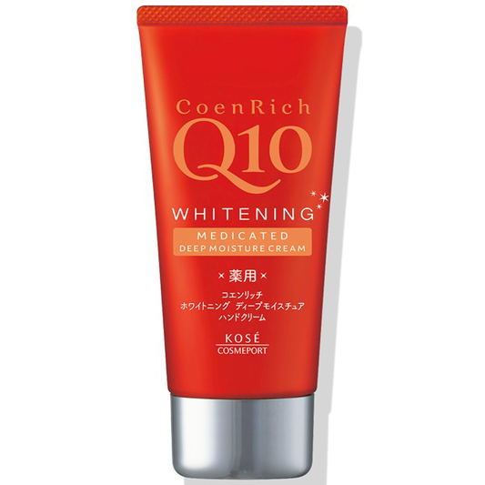 KOSE - CoenRich Q10 - Whitening Medicated Deep Moisture Hand Cream 80g.