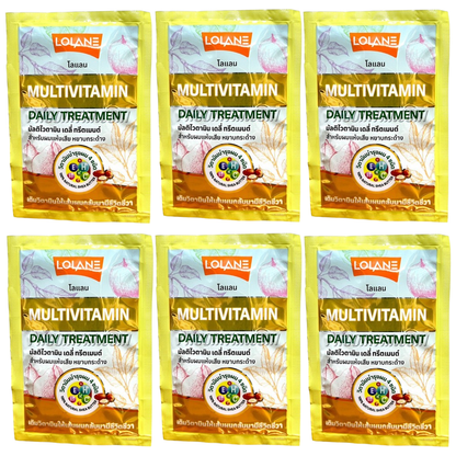 Lolane - Multivitamin Daily Hair Treatment 30ml. (Pack of 6)