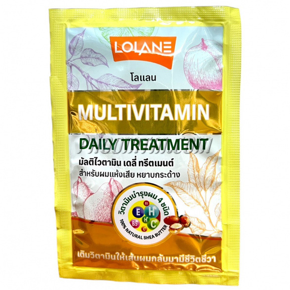 Lolane - Multivitamin Daily Hair Treatment 30ml. (Pack of 6)