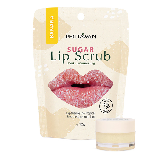 Phutawan - Sugar Lip Scrub, Banana 12g.