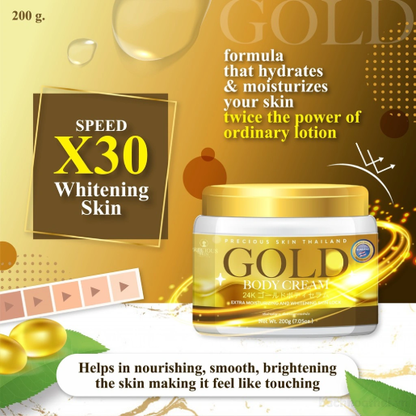 Precious Skin Thailand - Gold Body Cream 200g.