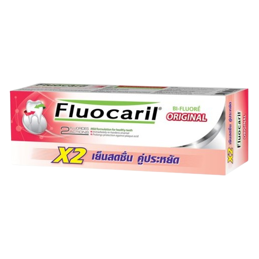 Fluocaril - Toothpaste Original 150g. (Pack of 2)