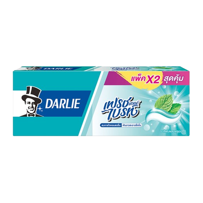 Darlie - Fresh and Brite Toothpaste 140g. (Pack of 2)