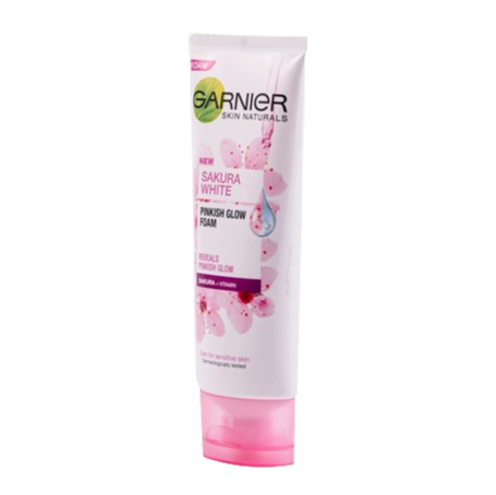 Garnier - Sakura White + Vitamin - Pinkish Glow Foam 100ml.