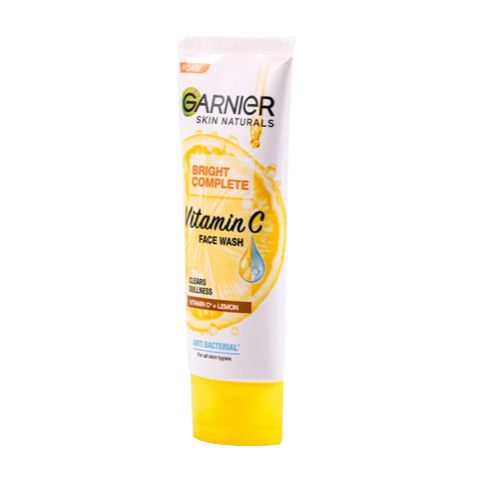 Garnier - Bright Complete - Vitamin C Lemon Face Wash 100 ml.