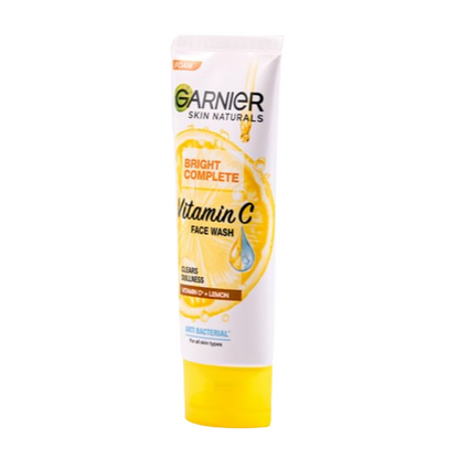 Garnier - Bright Complete - Vitamin C Lemon Face Wash 100 ml.