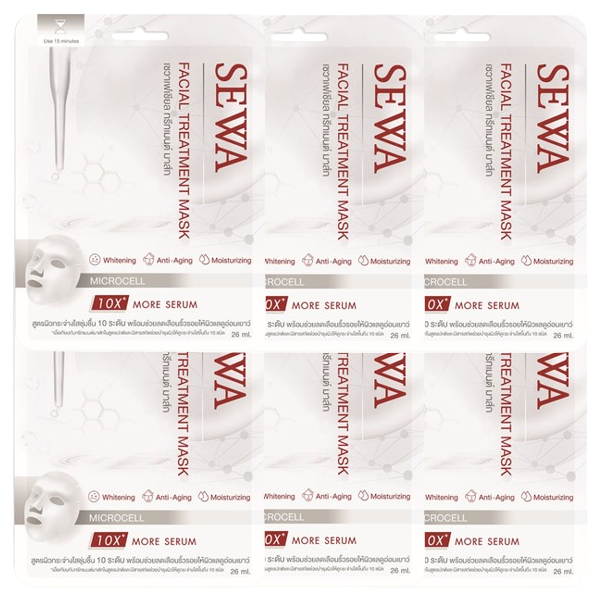 Sewa - Facial Treatment Mask (Pack of 6)