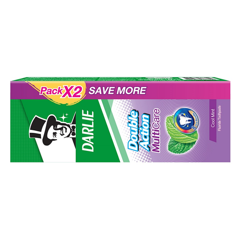 Darlie - Double Action Multicare Toothpaste 140g. (Pack of 2)