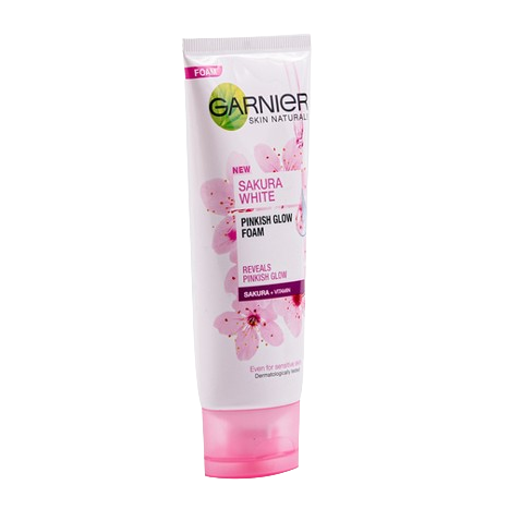 Garnier - Sakura White + Vitamin - Pinkish Glow Foam 100ml.