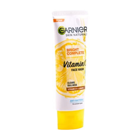 Garnier - Bright Complete - Vitamin C Lemon Face Wash 100 ml.