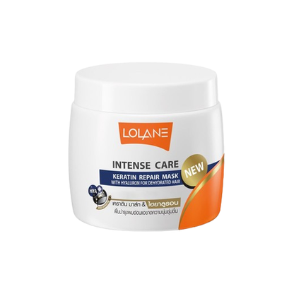 Lolane - Intense Care Keratin Repair Mask with Hyaluron for Dehidrated Hair 200g.