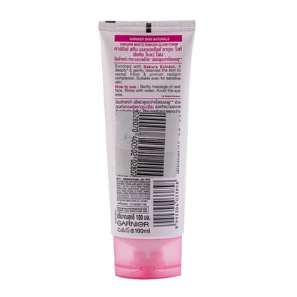 Garnier - Sakura White + Vitamin - Pinkish Glow Foam 100ml.