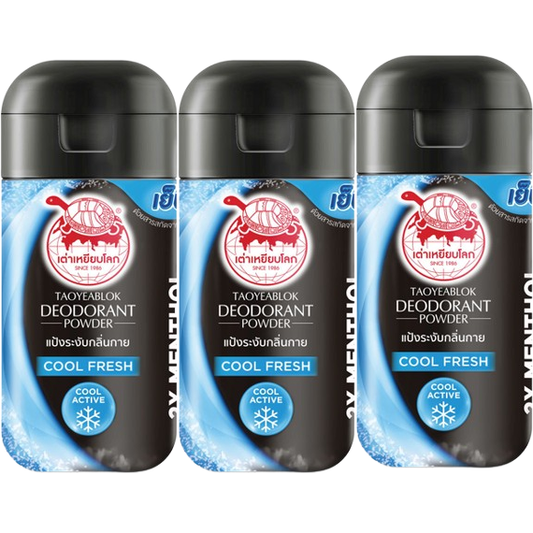 Taoyeblok - Cool Fresh Deodorant Powder 22g. (Pack of 3)