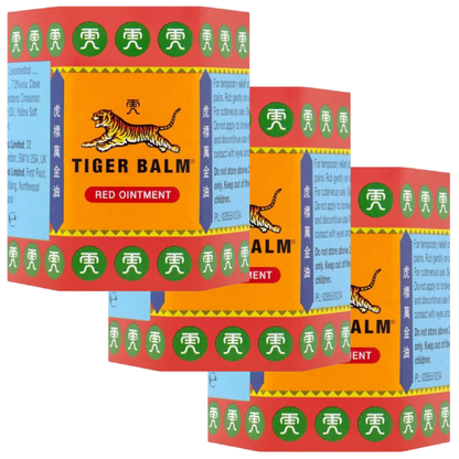 Tiger Balm - Red Ointment 30g. (Pack of 3)