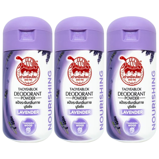 Taoyeblok - Lavender Deodorant Powder 22g. (Pack of 3)