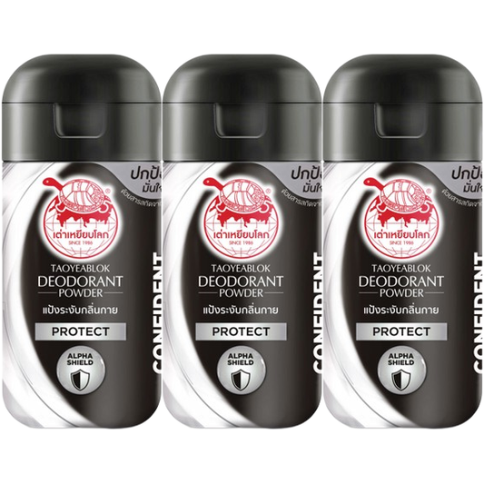 Taoyeblok - Protect Deodorant Powder 22g. (Pack of 3)