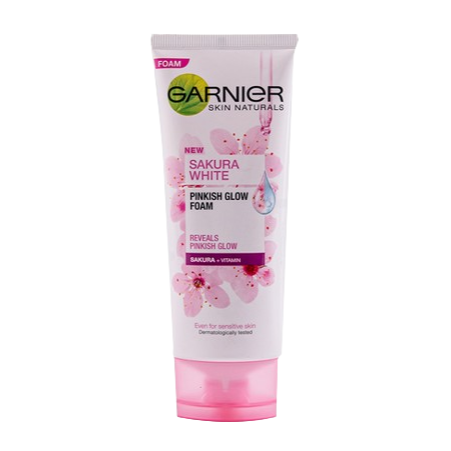 Garnier - Sakura White + Vitamin - Pinkish Glow Foam 100ml.