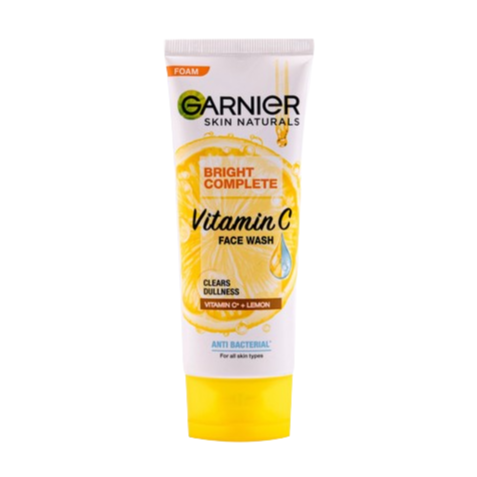 Garnier - Bright Complete - Vitamin C Lemon Face Wash 100 ml.