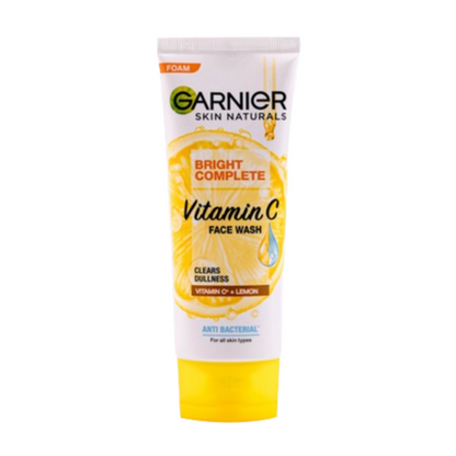 Garnier - Bright Complete - Vitamin C Lemon Face Wash 100 ml.