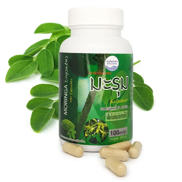 Kongkaherb - Moringa, Thai Herbal Capsule (100 capsules)