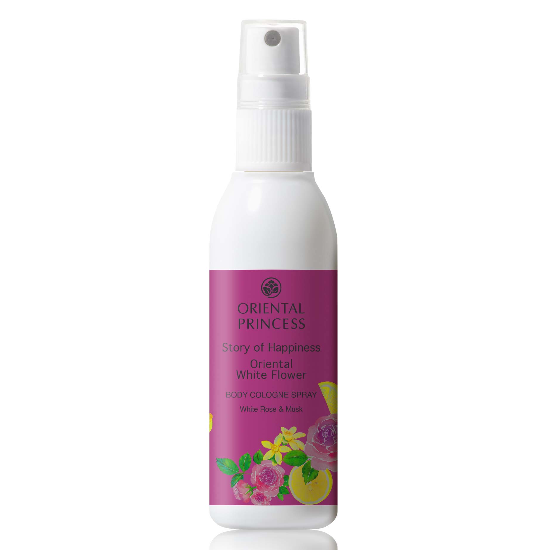 Oriental Princess - Story of Happiness - Oriental White Flower Body Cologne Spray 100ml.