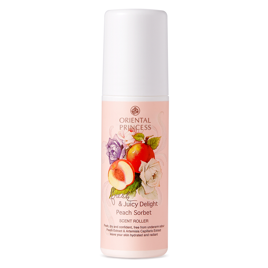 Oriental Princess - Fresh & Juicy Delight Peach Sorbet Scent Roller 70ml.