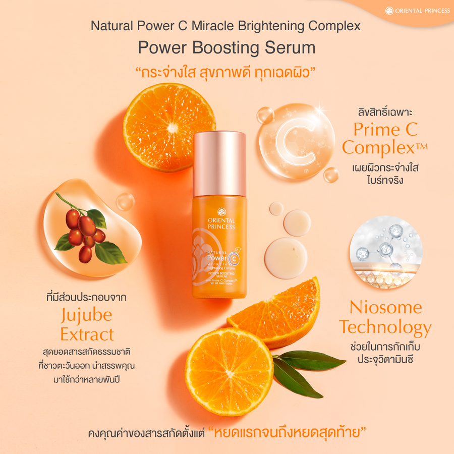 Oriental Princess - Natural Power C - Miracle Brightening Complex Power Boosting Serum 60ml.