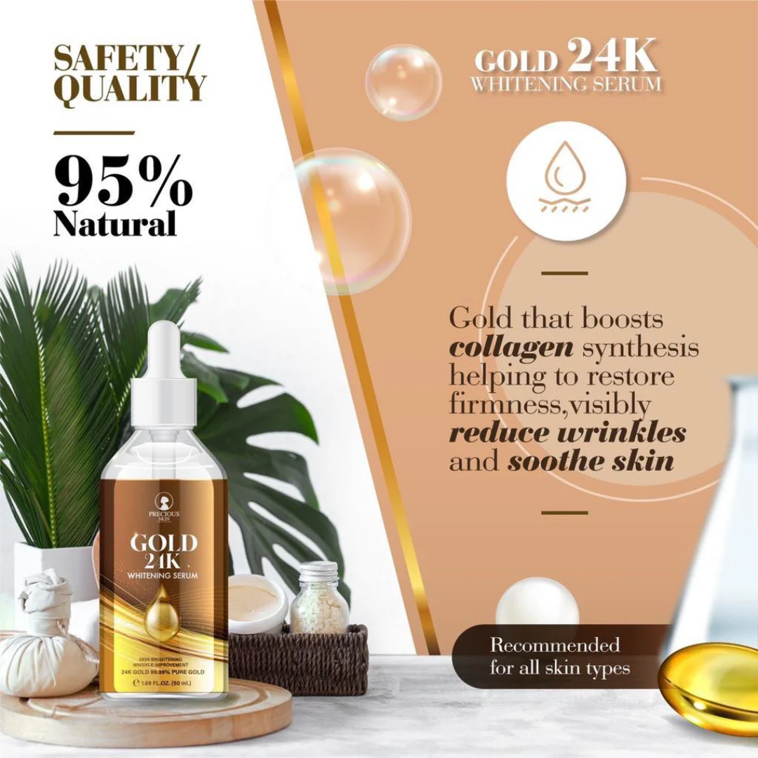 Precious Skin Thailand - Gold 24K Whitening Serum 50ml.