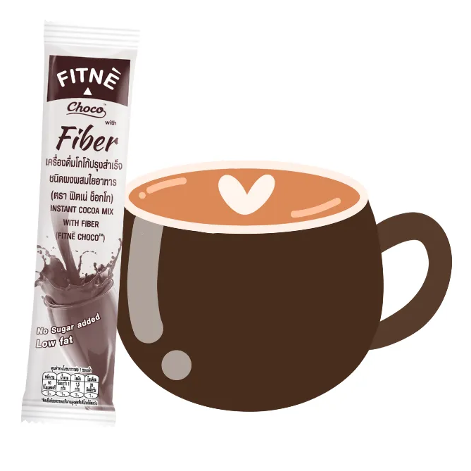 Fitne - Choco Cocoa Powder with Dietary Fiber 150g. (10 x 15g. sachets)