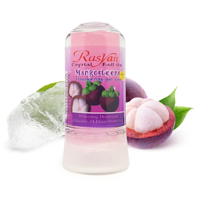 ISME - Mangosteen Tea Crystal Roll-On Alum 80g. (Pack of 3)