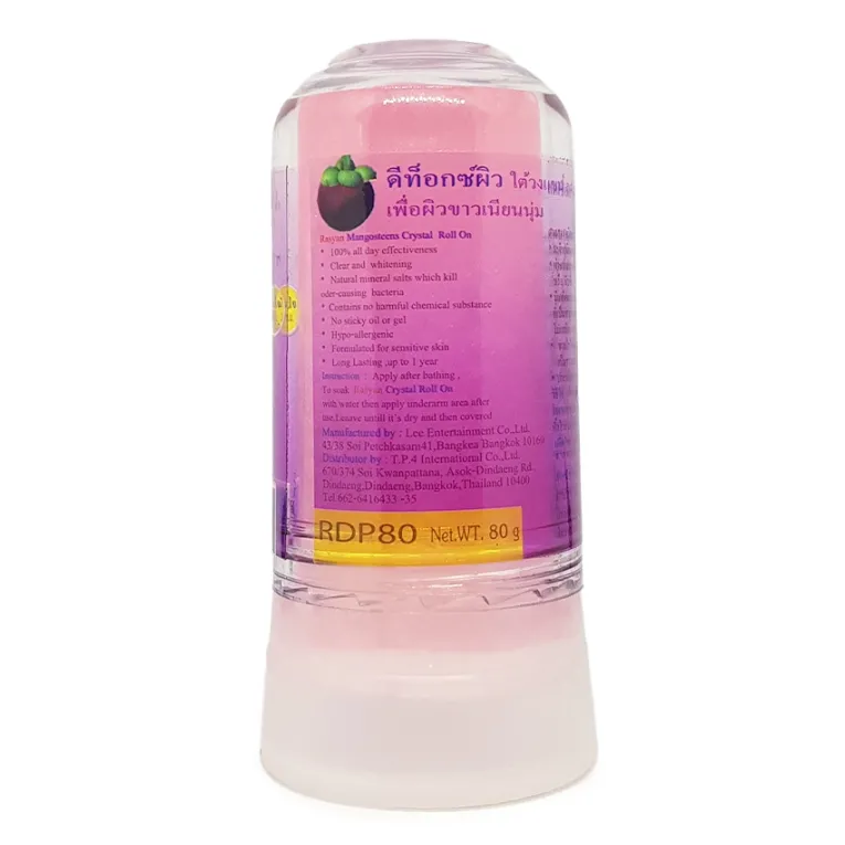 ISME - Mangosteen Tea Crystal Roll-On Alum 80g. (Pack of 3)