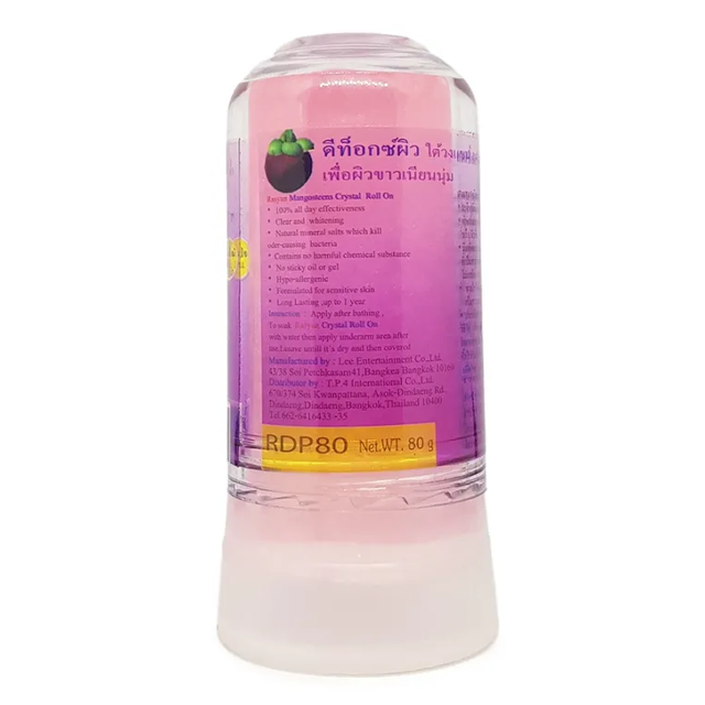ISME - Mangosteen Tea Crystal Roll-On Alum 80g. (Pack of 3)