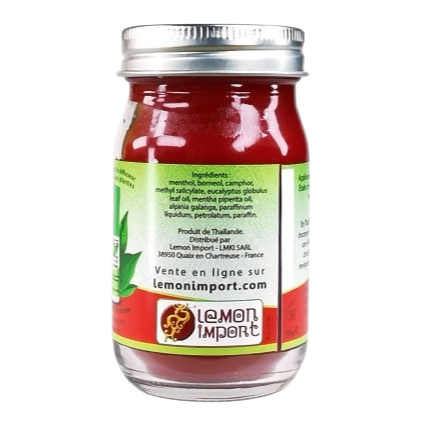 Cher-aim - Red Balm - Alpinia Galange 65g. (Pack of 3) - Relieve Muscle Aches and Ailments