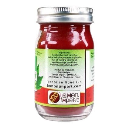 Cher-aim - Red Balm - Alpinia Galange 65g. (Pack of 6) - Relieve Muscle Aches and Ailments