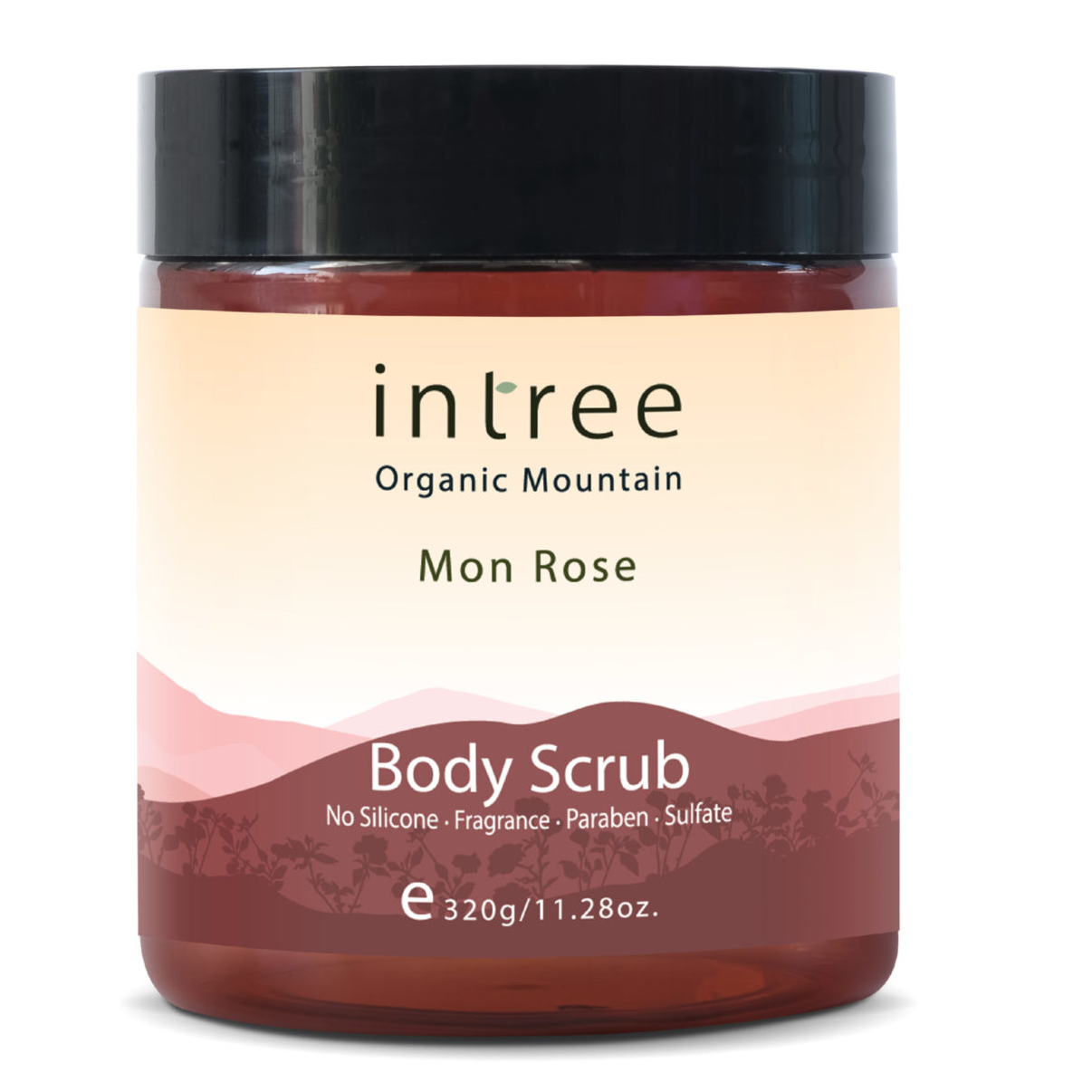 Phutawan - Intree Organic Mountain, Mon Rose Body Scrub 320g.