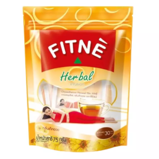 Fitne - Herbal Infusion, Chrysanthemum Flavored TRA FITNE' Tea (30 x 2.5g. tea bags)