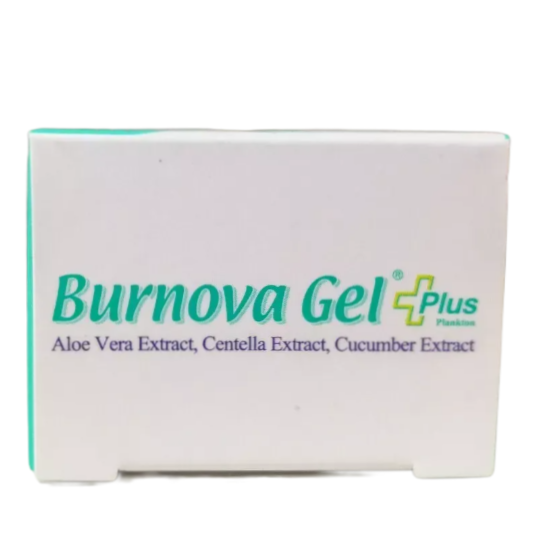 Burnova - Gel Plus Plankton, Aloe Vera, Centella and Cucumber Extracts 70g.