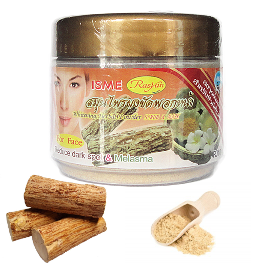 ISME - Whitening Herbal Powder, FaceScrub and Mask with Tamarind and Tanaka 50g.