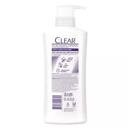 CLEAR - Anti-Dandruff Shampoo Apple Cider Itch Free 370ml.