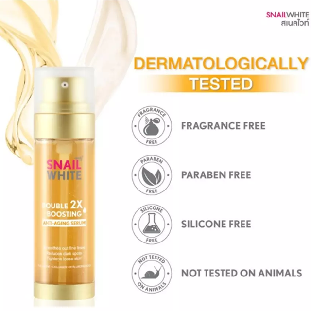 Namu Life Snailwhite - Snail White Double Boosting Anti-Aging Serum 40ml. + 40 ml.